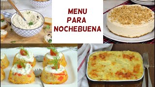 MENÚ para NOCHEBUENA RECETAS FÁCILES para NAVIDAD [upl. by Elohcin]