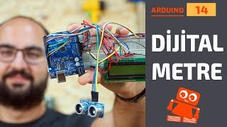 Arduino Dijital Metre Yapımı 16x2 LCD Ekran Kullanımı [upl. by Aldo]