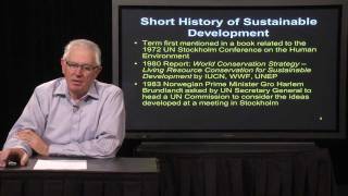 Lecture 1  Sustainable Development Concepts [upl. by Hux51]