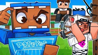 We Built A Popeyes Chicken For Sandwiches  Minecraft [upl. by Yenahpets188]