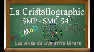 Cristallographie  Symétrie Partie 1 les Axes Directs [upl. by Aronoel]