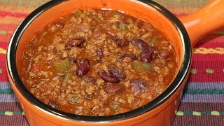 Chili Recipe  How to Make Homemade Chili [upl. by Ansela]