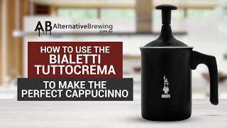 How to Use the Bialetti Tuttocrema Milk Frother [upl. by Asilehs]