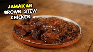 EASIEST Jamaican Brown Stew Chicken recipe  ABSOLUTELY DELICIOUS [upl. by Noir496]