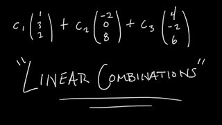 Vectors amp Linear Combinations Passing Linear Algebra [upl. by Nibor]