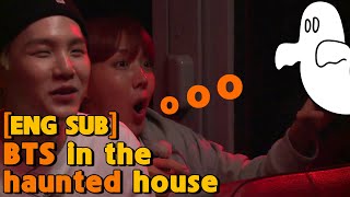 ENG SUB BTS and the haunted house challenge  RUN BTS ENGSUB [upl. by Nangem]