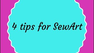 SewArt  4 Tips for Digitizing with SewArt [upl. by Nolahc]