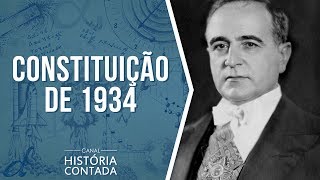 3ª Constituição Brasileira – 1934 Resumo completo  História Contada [upl. by Sandler]