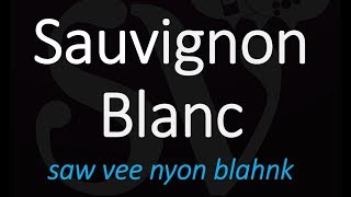 Sauvignon Blanc  How to Say it French Wine Pronunciation [upl. by Lirrehs]