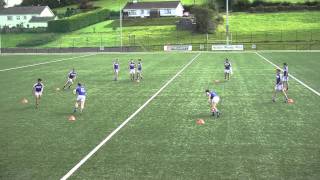 Gaelic Football handpass drill 10 [upl. by Suivatnod681]