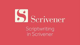 Scriptwriting  Scriptwriting In Scrivener [upl. by Iror]