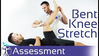 Bent Knee Stretch Test  Proximal Hamstring Tendinopathy [upl. by Aynik]