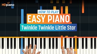 How to Play quotTwinkle Twinkle Little Starquot  HDpiano Part 1 Piano Tutorial [upl. by Harilda711]