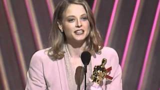 Jodie Foster Wins Best Actress  64th Oscars 1992 [upl. by Shedd]