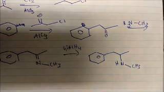 Synthesis of Methamphetamine [upl. by Beverlee]