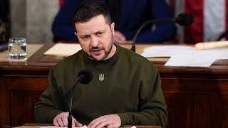 Watch Ukrainian President Zelenskyys speech to US Congress [upl. by Fridell]