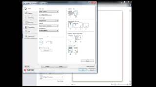 How To Kyocera  Accessing Basic Print Driver Settings [upl. by Quartis]