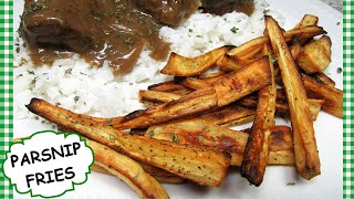 How To Make Oven Baked CRISPY PARSNIP FRIES Recipe  Tess Cooks4u [upl. by Irama]