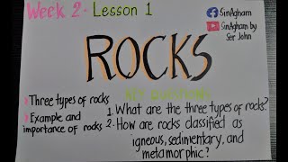 Lesson 4  Rocks [upl. by Friedly]