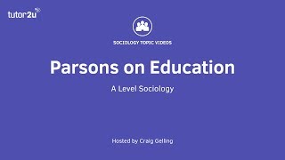 Parsons on Education [upl. by Jarvey464]