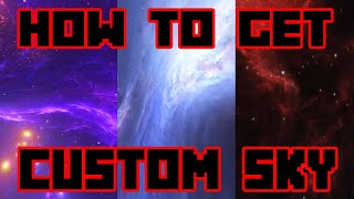 How to get custom sky in minecraft 189 [upl. by Siaht]