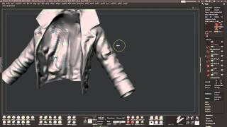 Leather Jacket Sculpting Part 1 [upl. by Natsuj]