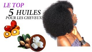 Les 5 Meilleures Huiles Qui Pénètrent les Cheveux Secs [upl. by Samuella]