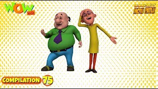 Motu Patlu  Non stop 3 episodes  3D Animation for kids  75 [upl. by Aztiram]