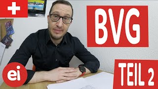 Wie funktioniert eine Pensionskasse  BVG  Beiträge TEIL 2 [upl. by Aylsworth]