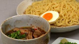 How to Make Tsukemen Dipping Ramen Noodles Recipe  Cooking with Dog [upl. by Ttnerb]