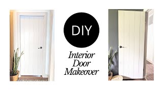 DIY Interior Door Makeover  How To Upgrade Ugly Doors [upl. by Killie67]