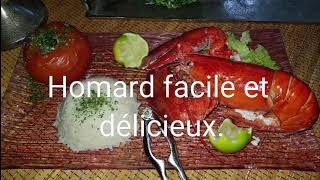 Homard recette facile [upl. by Aidroc739]