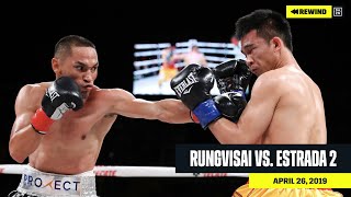 FULL FIGHT  Srisaket Sor Rungvisai vs Juan Francisco Estrada 2 DAZN REWIND [upl. by Yelwar]