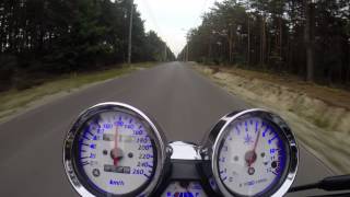 Yamaha XJR 1300 0200 acceleration FULL HD [upl. by Bennink]