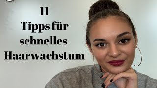 11 Tipps für schnelleres Haarwachstum  IamAniva [upl. by Anaahs198]