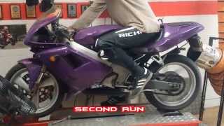 Cagiva Mito 125 on the dyno [upl. by Engdahl]