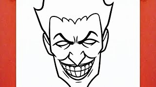 HOW TO DRAW THE JOKER [upl. by Ynned]