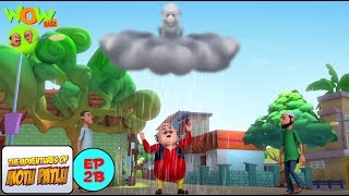 Motu Patlu Cartoons In Hindi  Animated cartoon  Angry clouds  Wow Kidz [upl. by Donoghue]