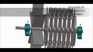 Maquina Trituradora SolidWorks 2010 [upl. by Miki]