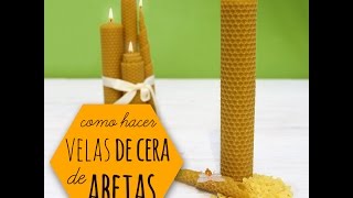 Hacer velas de cera de abeja [upl. by Prud]