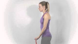 Resistance Band Bicep Curls [upl. by Thorr]