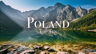 Top 10 Places To Visit In Poland  4K Travel Guide [upl. by Maloy]