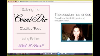 Solve the Codility Test  CountDiv Lesson With Me Full Tutorial Explanation using Python [upl. by Dorrej834]