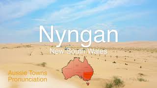 How To Pronounce Nyngan NSW [upl. by Leahcir459]