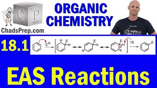 181 Electrophilic Aromatic Substitution  Organic Chemistry [upl. by Nylarat]