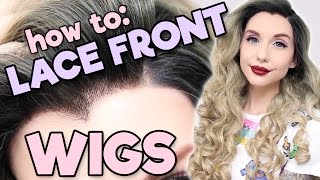 HOW TO LACE FRONT WIGS  Alexas Wig Series 6 [upl. by Eima]