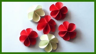 DIY Paper Flowers  Very Easy and Simple Paper Crafts [upl. by Voleta186]