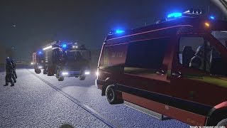 Notruf 112 Firefighters  Night Shift Gameplay 4K [upl. by Aehs]