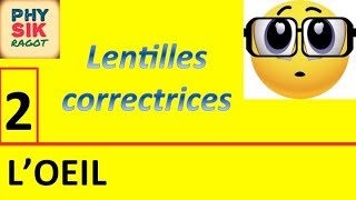 Optique géométrique loeil Partie 2 [upl. by Mabelle]