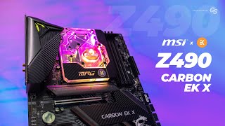 MSI MPG Z490 Carbon EK X  First Look [upl. by Llenreb]